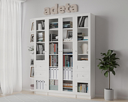 Изображение товара Книжный шкаф Билли 366 white ИКЕА (IKEA) на сайте adeta.ru