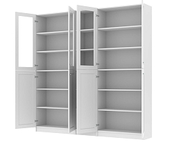 Изображение товара Книжный шкаф Билли 397 white ИКЕА (IKEA) на сайте adeta.ru